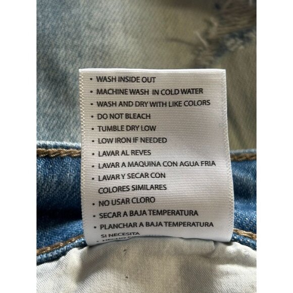 KanCan High Rise Ankle Skinny Distressed Denim Jeans - Sz 3/25 - NWT - Picture 7 of 7